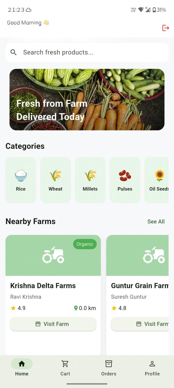 Farm2Plate App
